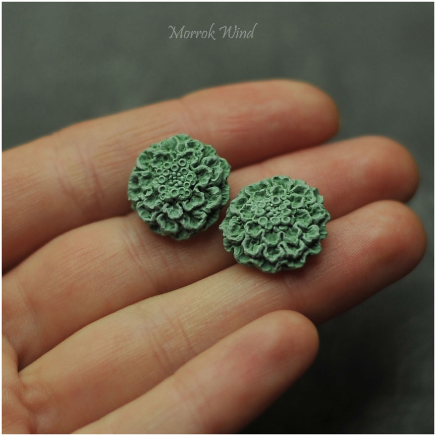 I Am Inspired By The Forest And Natural Textures To Create Decorations From Polymer Clay