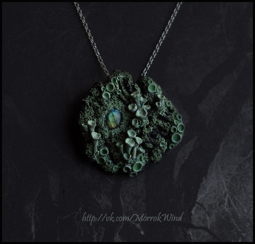 I Am Inspired By The Forest And Natural Textures To Create Decorations From Polymer Clay