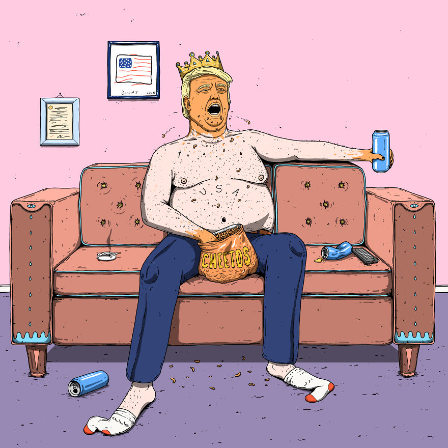 I Decided To Imagine What The President Got Up To On His Days Off