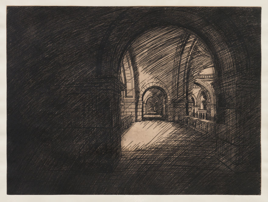 I Created Dark And Moody Prints Of The Met's Great Hall