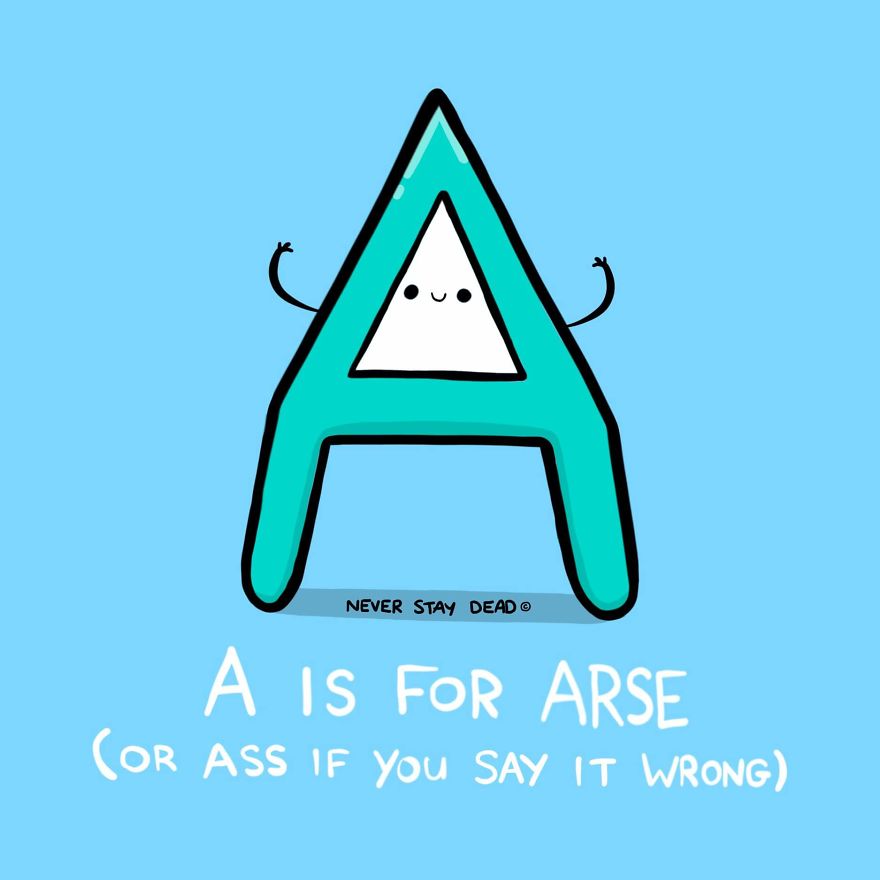 Cute And Offensive Alphabet