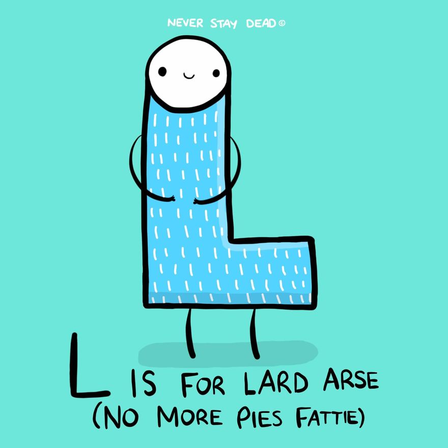 Cute And Offensive Alphabet