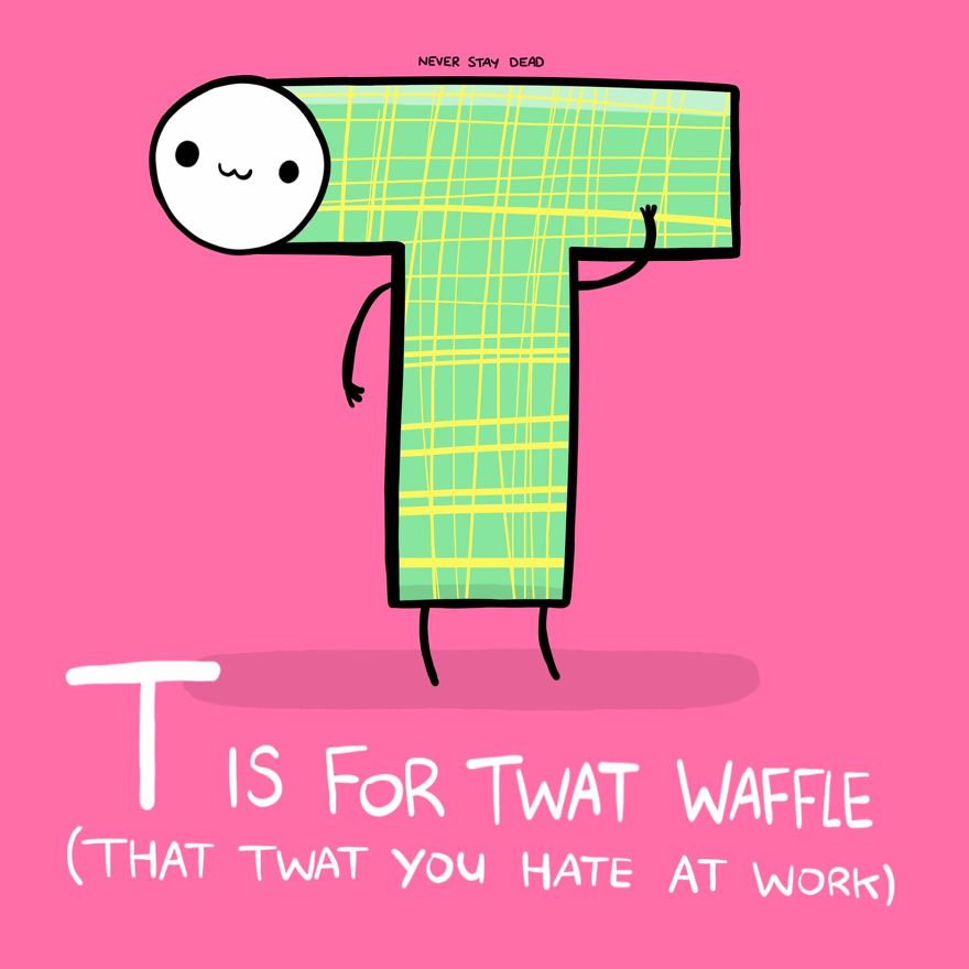 Cute And Offensive Alphabet