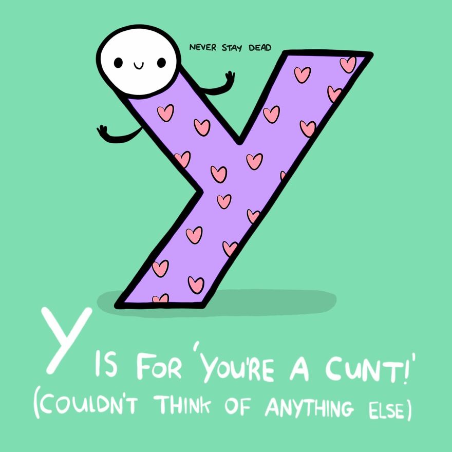Cute And Offensive Alphabet