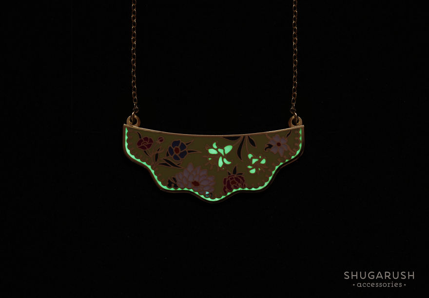 I Create Glow In The Dark Enamel Pins And Galaxy Necklaces