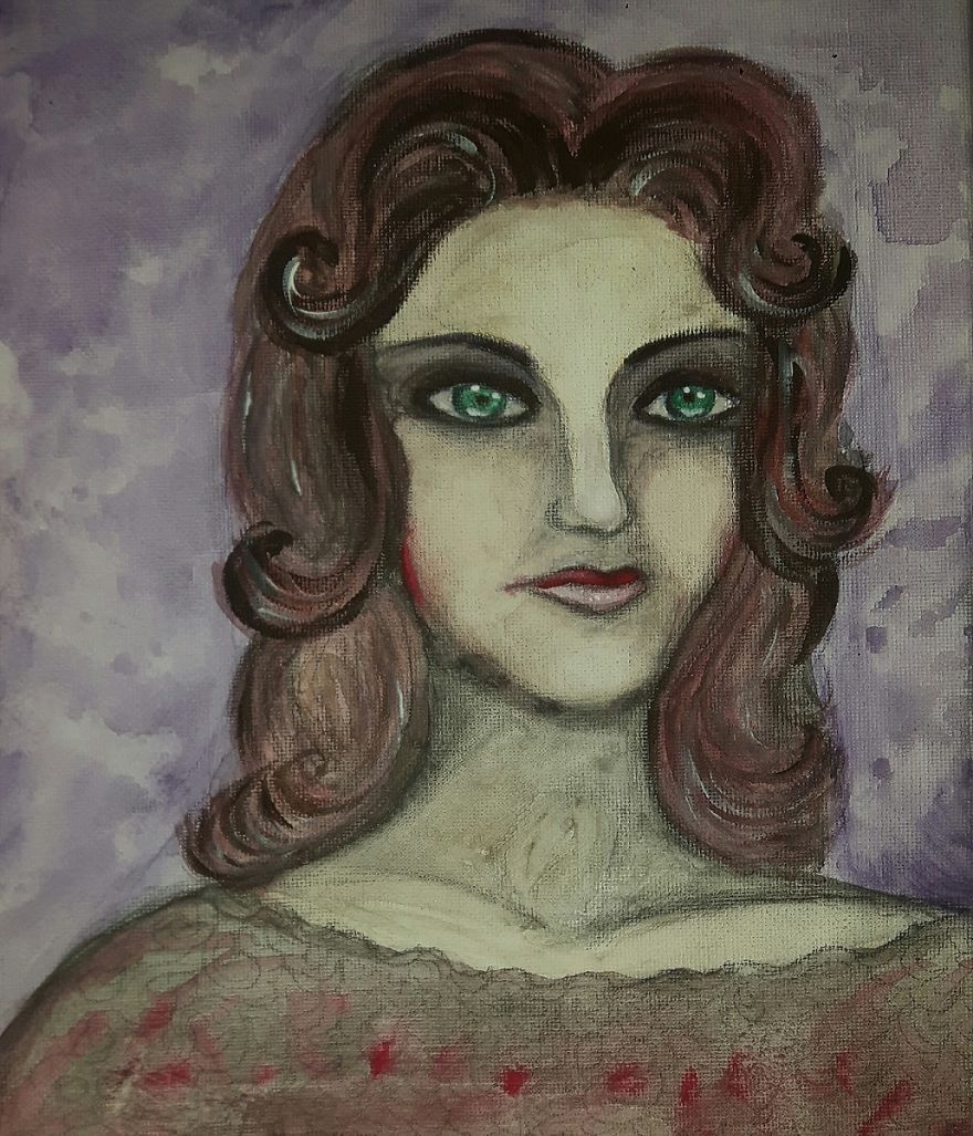 I Paint My Very Own Ideas With Acrylics On Canvas In A Different Way