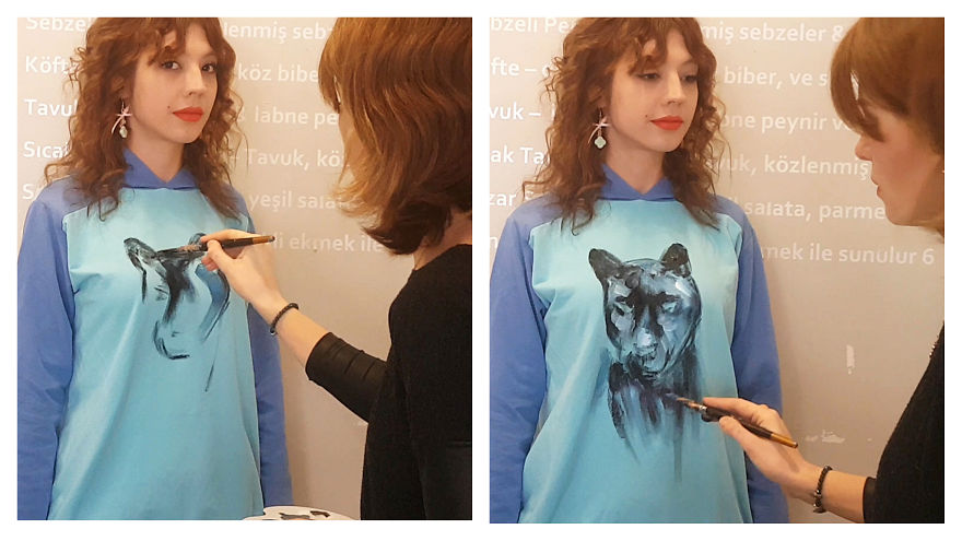 I Painted Clothes On People To Show How Mass-Market Clothing Can Be Turned Into The Piece Of Art. I Painted Clothes On People To Show How Mass-Market Clothing Can Be Turned Into The Piece Of Art.