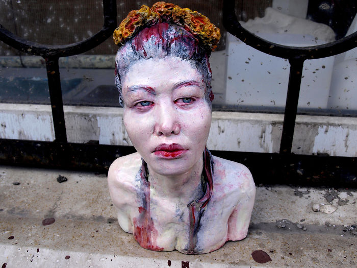 I Sculpt Faces Of Polymer Clay