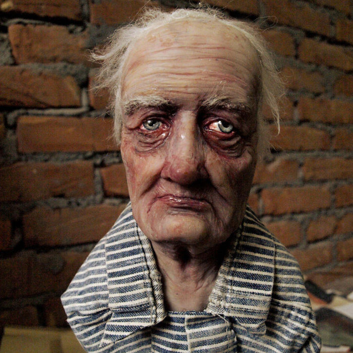 I Sculpt Faces Of Polymer Clay