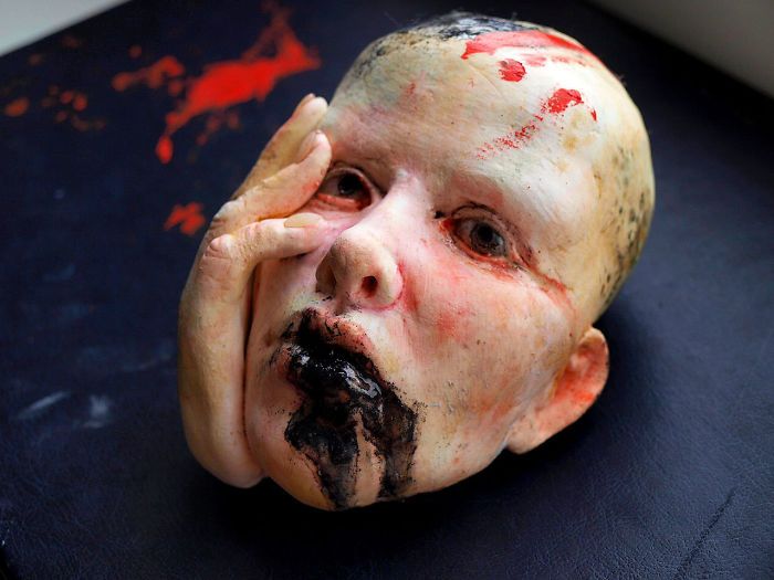 I Sculpt Faces Of Polymer Clay