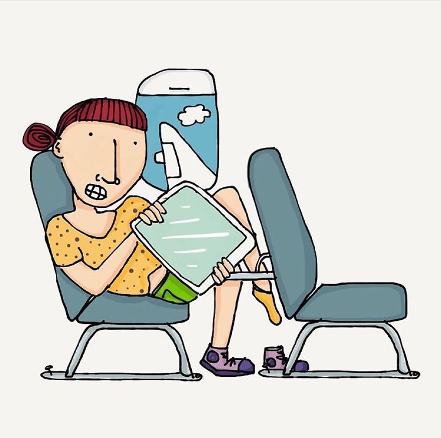 Ipad Pro Is Too Big For The Airplane Table