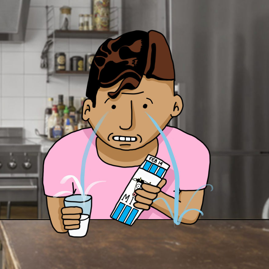 Even My Milk Had A Date On Valentine’s Day