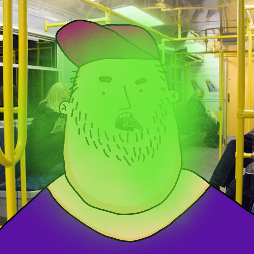 The Guy Sitting Opposite To Me On The Subway Has A Horrible Bad Breath