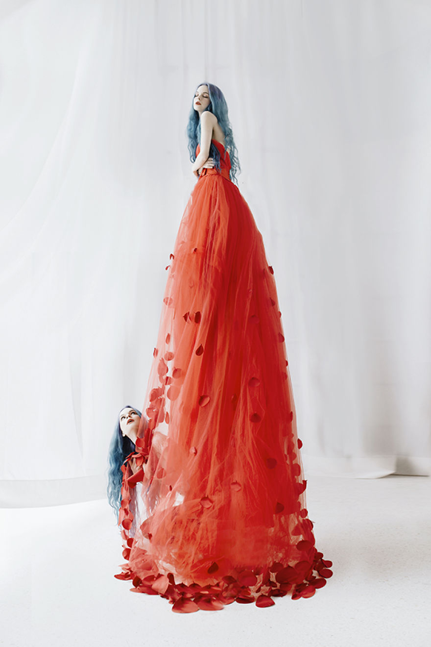 "Don't Be Afraid To Grow." Remember When You Were So Scared To Move On... You Were On A Wrong Path With Wrong People. How The Time Was Passing, You Met New Path... Your Own Path And New Ideas And Suddenly You Started To Grow...