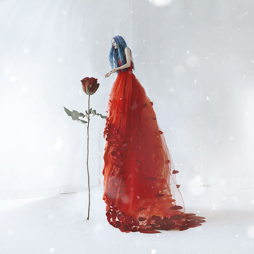 Don’t Give Up. At First You Are Small Newborn Flower And After You Are Raising And Reaching To The Stars. Listen Your Heart And Dream