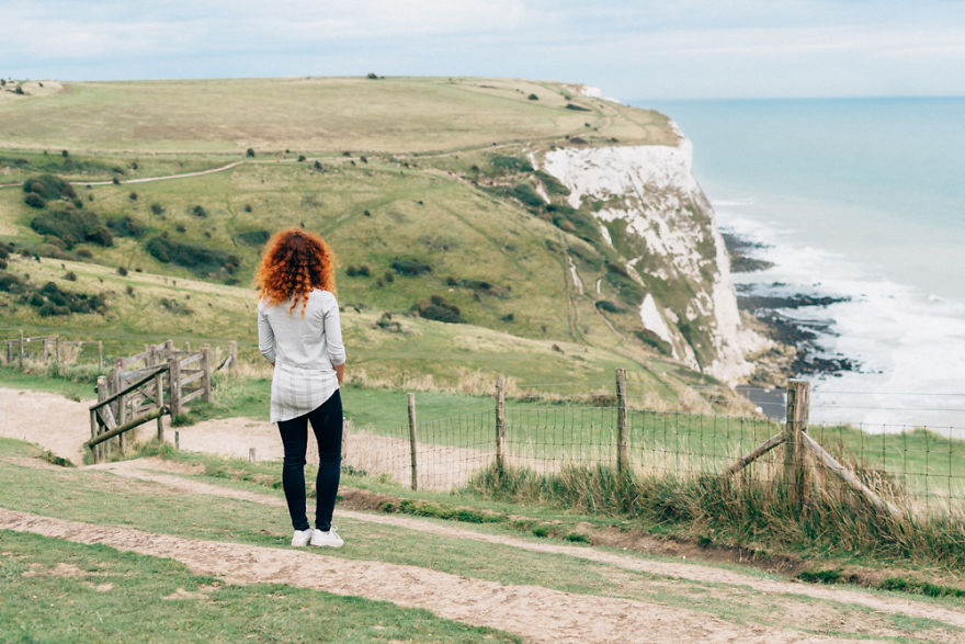 White Cliffs, Dover, The U.k., 2017. So I Once Went To The Very Edge Of England, Saw The Cliffs, Said Hi To La Manche And France, Finally Tried The Notorious Fish&chips. Good Day That Was.