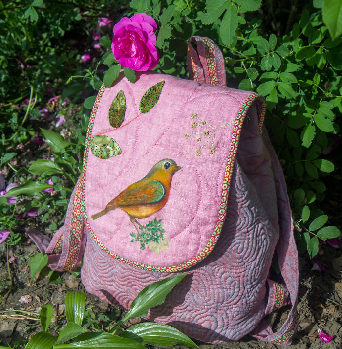 Together With My Mom, We Create One-Of-A-Kind Hand-Painted Backpacks Together With My Mom, We Create One-Of-A-Kind Hand-Painted Backpacks