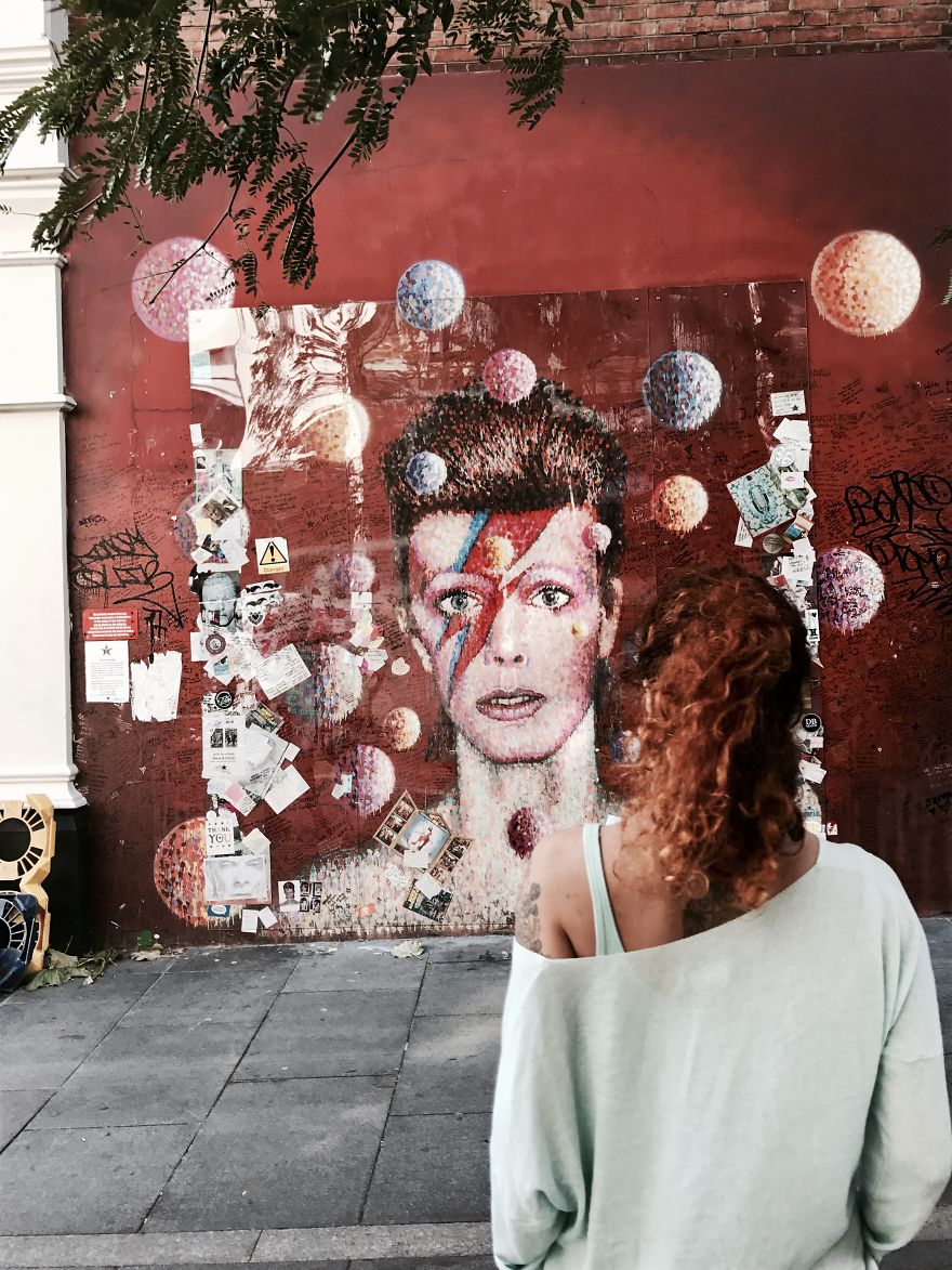 London, The U.k., 2017. Found A Starman