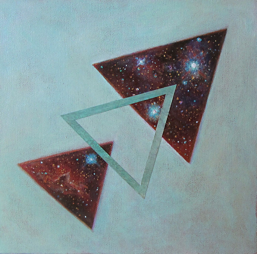 Painting Series Using Hubble Images & Geometry (20+paintings) Painting Series Using Hubble Images & Geometry (20+paintings)