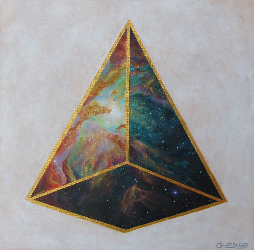 Painting Series Using Hubble Images & Geometry (20+paintings) Painting Series Using Hubble Images & Geometry (20+paintings)