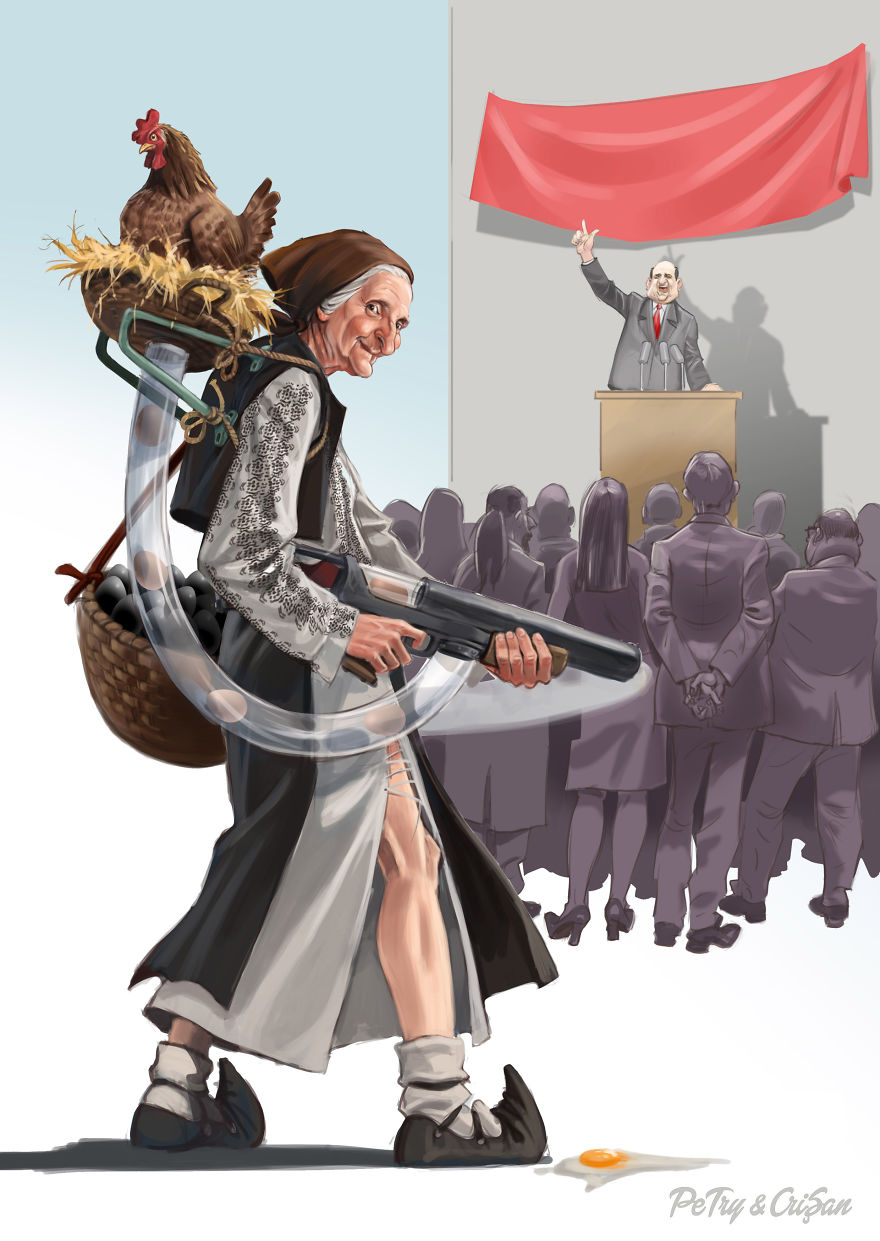 Homemade Weapon Against Politicians