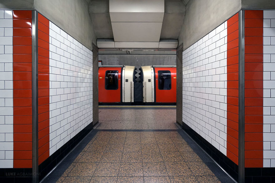 Photographer Captures Awesome Shots Of Symmetry On The London Underground