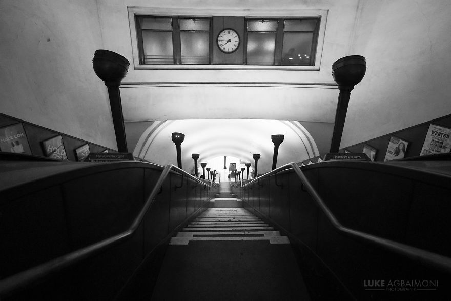 Photographer Captures Awesome Shots Of Symmetry On The London Underground