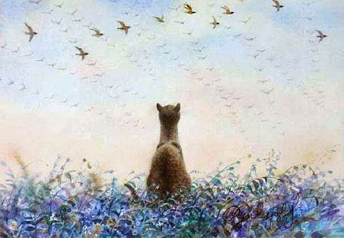 Russian Artist Makes Art With Cats And You'll Want To Put Them On The Wall