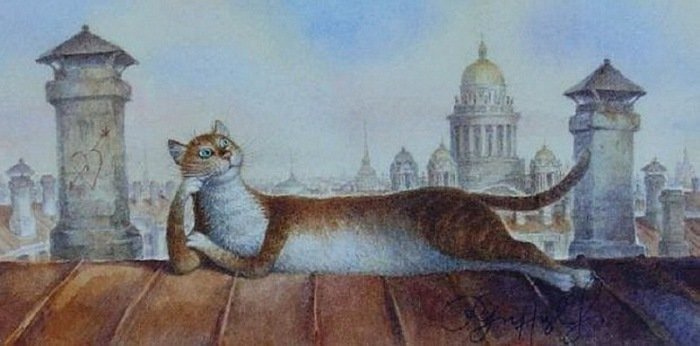 Russian Artist Makes Art With Cats And You'll Want To Put Them On The Wall