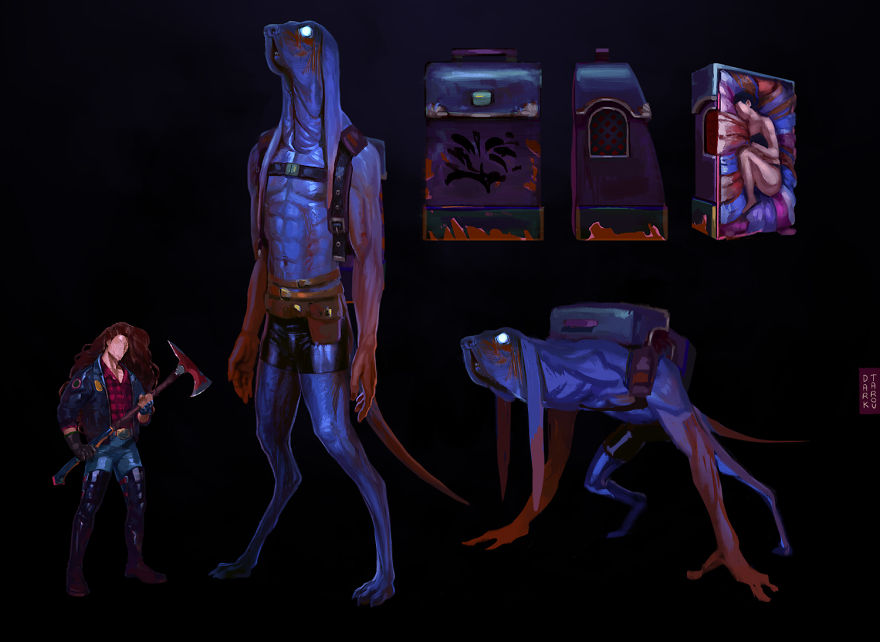 Semblance: Colorful Macabre Themed Art Exploring The Human Body Semblance: Colorful Macabre Themed Art Exploring The Human Body