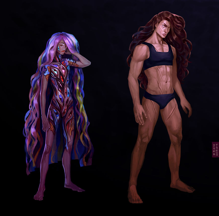 Semblance: Colorful Macabre Themed Art Exploring The Human Body