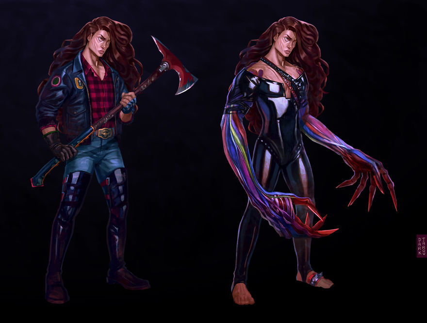 Semblance: Colorful Macabre Themed Art Exploring The Human Body