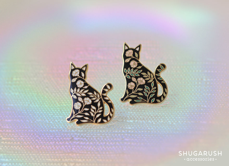 I Create Glow In The Dark Enamel Pins And Galaxy Necklaces