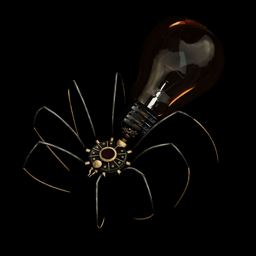 Black And Gold Animal Characters