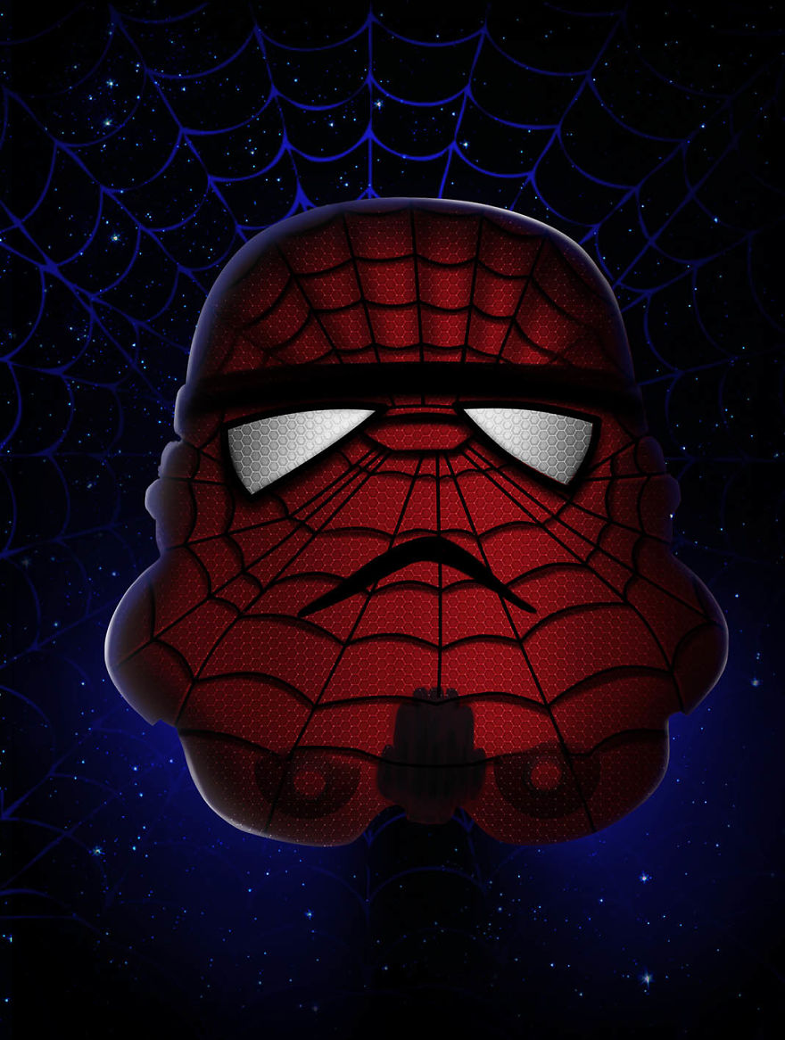 We Combinined Stormtrooper Helmets With A Variety Of Fun Themes Using Photoshop We Combinined Stormtrooper Helmets With A Variety Of Fun Themes Using Photoshop