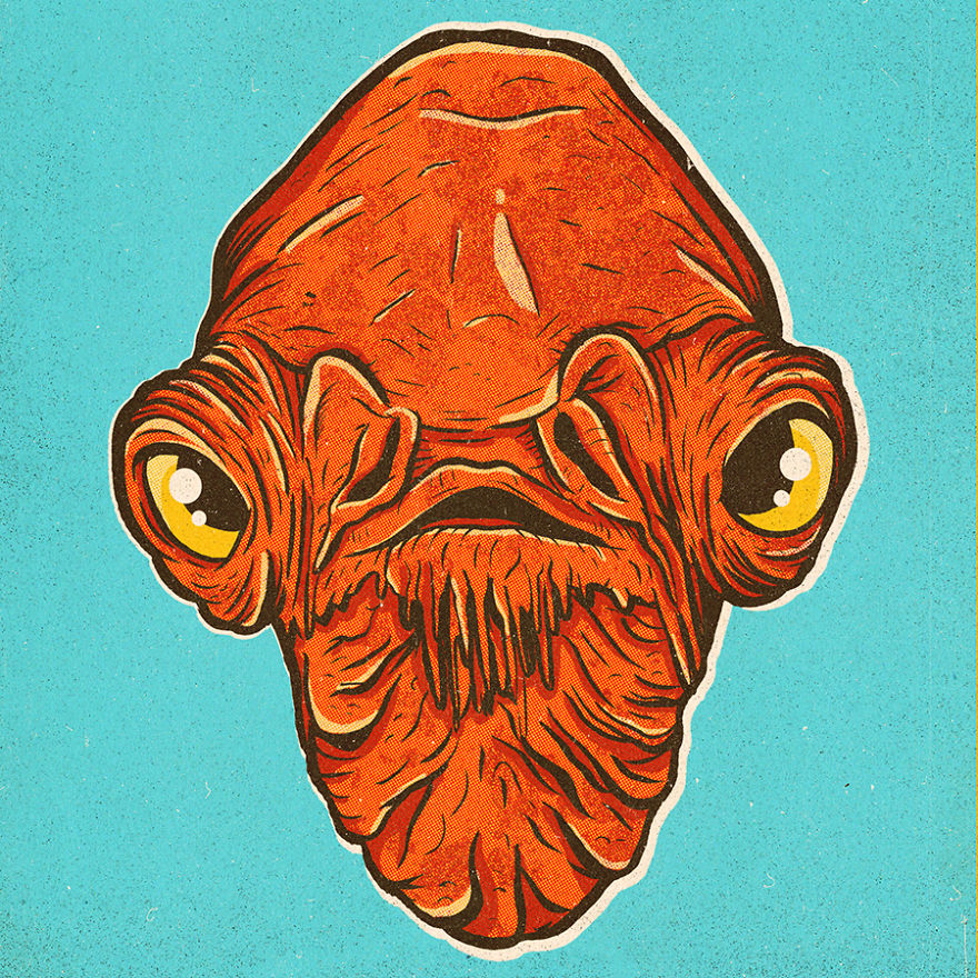 Artist Illustrates Nine Portraits Inspired By The Original Marvel Star Wars Comics