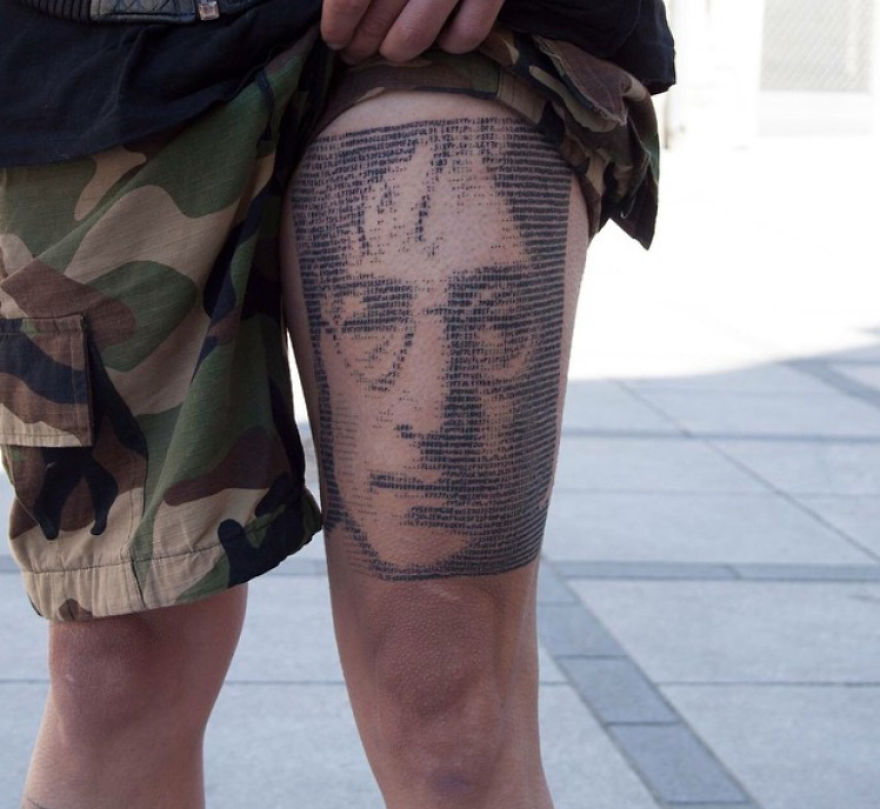 Tattooist Uses Computer Codes To Make Her Tattoos And The Result Impresses