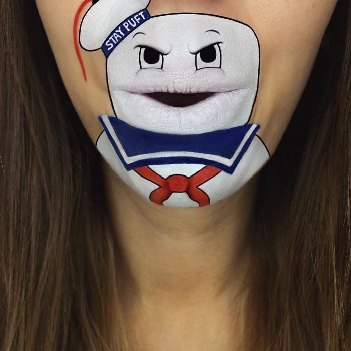 This Artist Turns Her Lips Into Pop Culture Characters