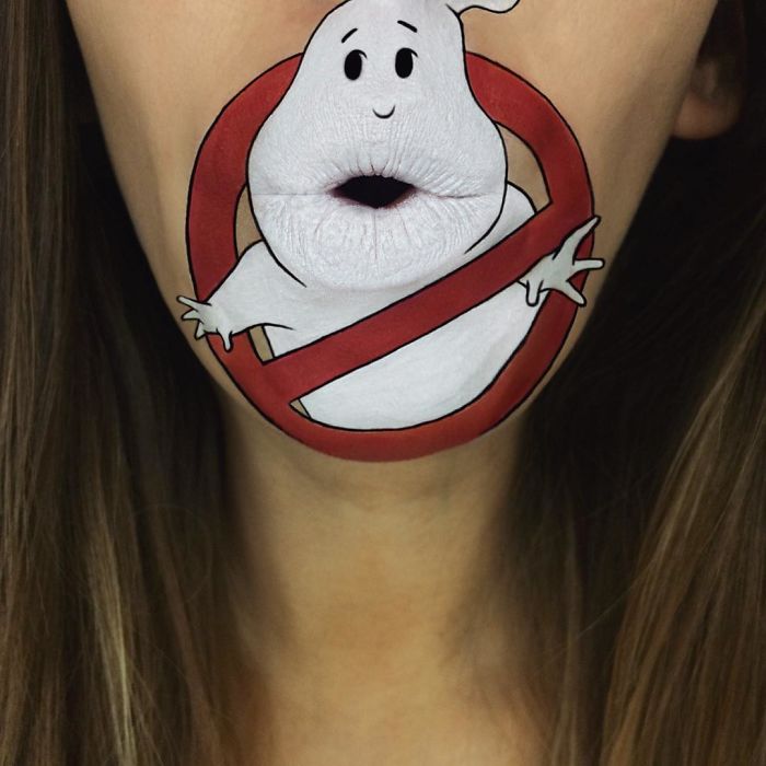 This Artist Turns Her Lips Into Pop Culture Characters