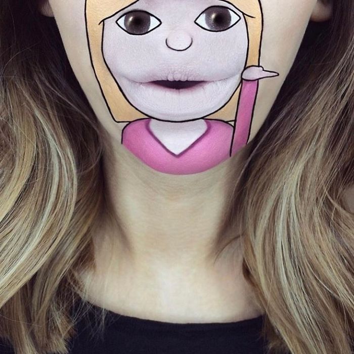 This Artist Turns Her Lips Into Pop Culture Characters