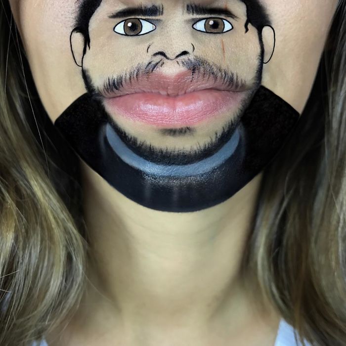This Artist Turns Her Lips Into Pop Culture Characters