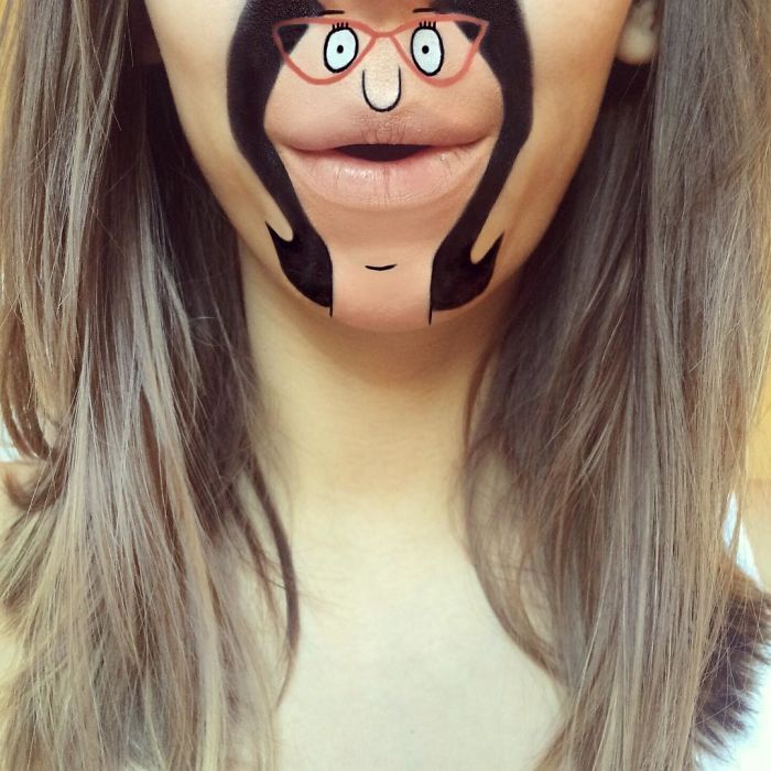 This Artist Turns Her Lips Into Pop Culture Characters