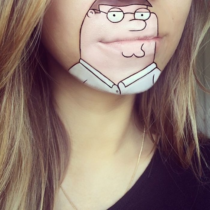 This Artist Turns Her Lips Into Pop Culture Characters