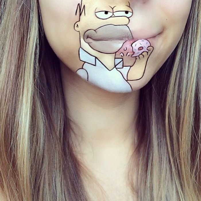 This Artist Turns Her Lips Into Pop Culture Characters