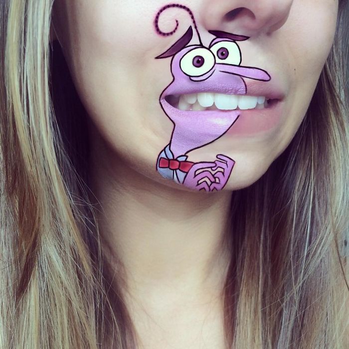 This Artist Turns Her Lips Into Pop Culture Characters