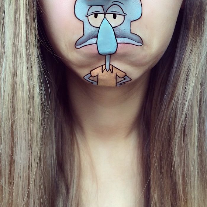 This Artist Turns Her Lips Into Pop Culture Characters
