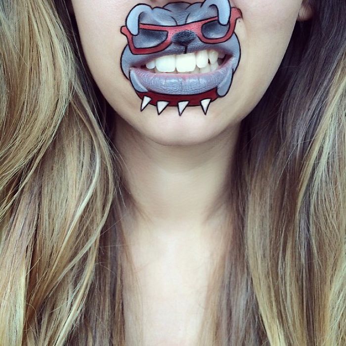 This Artist Turns Her Lips Into Pop Culture Characters