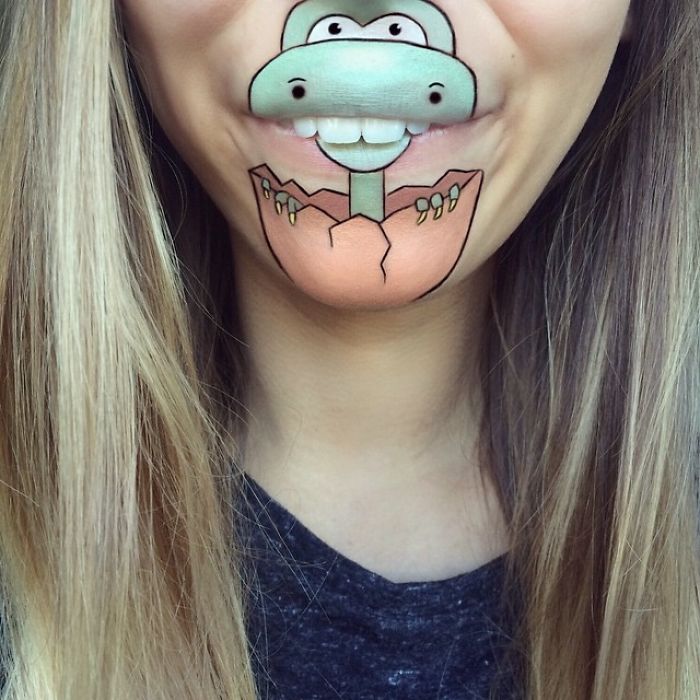 This Artist Turns Her Lips Into Pop Culture Characters