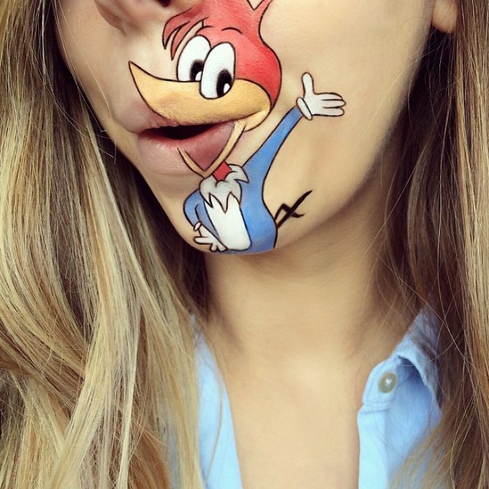This Artist Turns Her Lips Into Pop Culture Characters