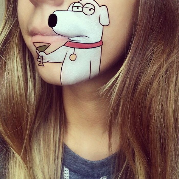 This Artist Turns Her Lips Into Pop Culture Characters